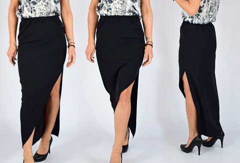M, L _ spódnica maxi tkanina M, L _ spódnica maxi tkanina