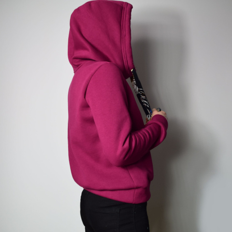 CLARET _ bluza z kapturem _ miś fuksja CLARET _ bluza z kapturem _ miś fuksja