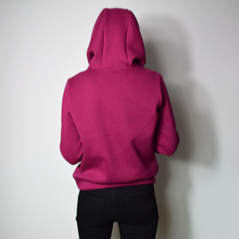 CLARET _ bluza z kapturem _ miś fuksja CLARET _ bluza z kapturem _ miś fuksja