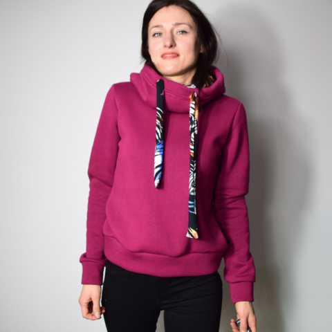 CLARET _ bluza z kapturem _ miś fuksja CLARET _ bluza z kapturem _ miś fuksja