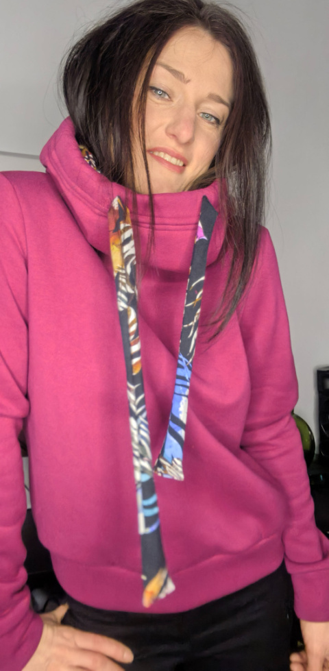 CLARET _ bluza z kapturem _ miś fuksja CLARET _ bluza z kapturem _ miś fuksja