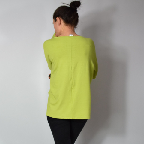 S-M bluzka wiskoza limonka oversize S-M bluzka wiskoza limonka oversize