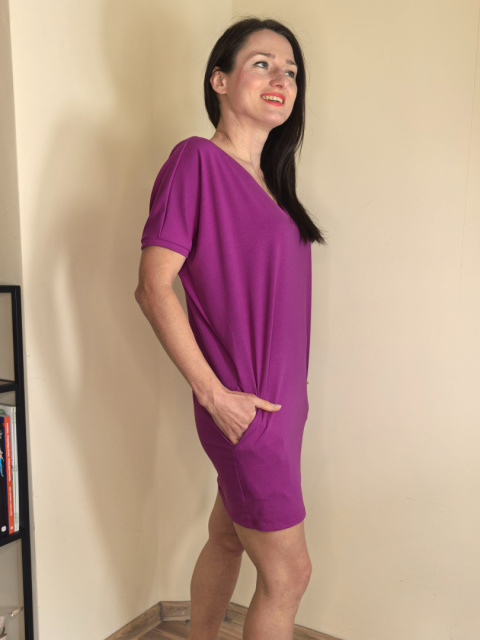 HANA krótki rękaw_ bawełna singiel