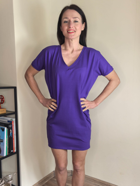 HANA krótki rękaw_ bawełna singiel