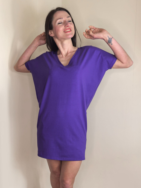 HANA krótki rękaw_ bawełna singiel