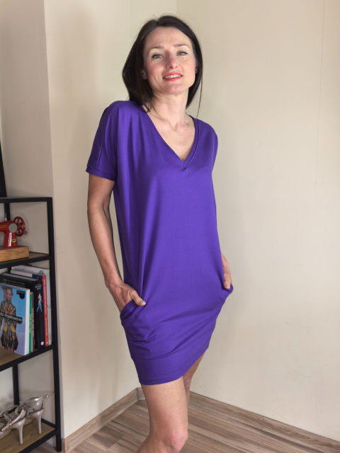 HANA krótki rękaw_ bawełna singiel