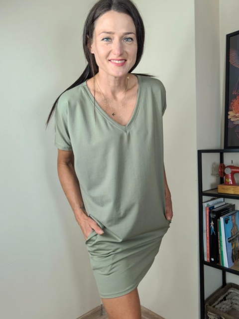 HANA krótki rękaw_ bawełna singiel HANA krótki rękaw_ bawełna singiel