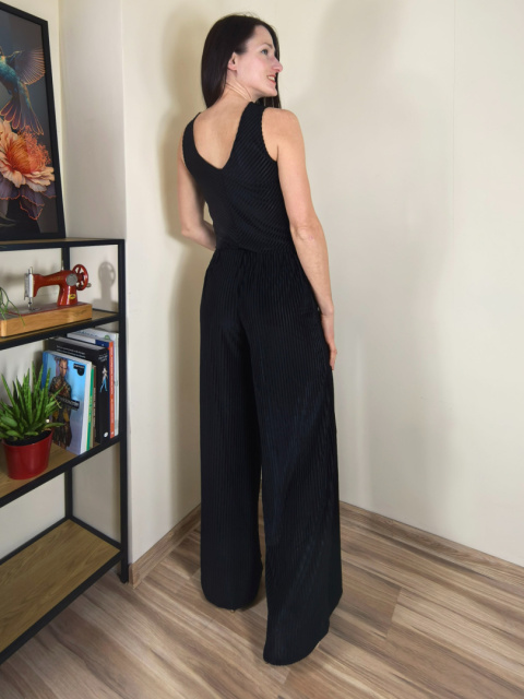 LUGO spodnie _ welur/tiul