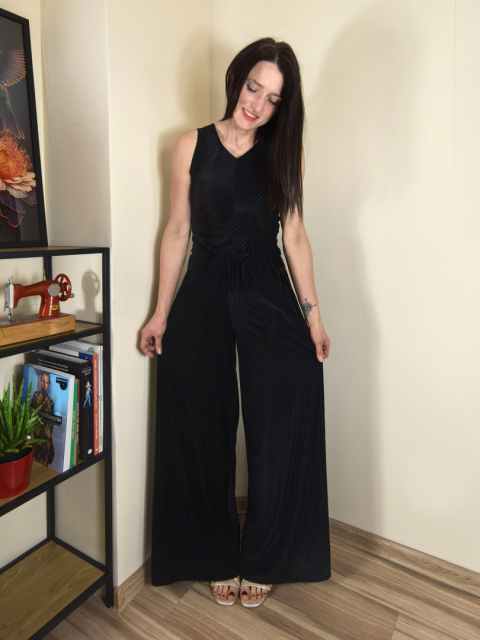 LUGO spodnie _ welur/tiul