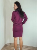bluza NEMOLI _ dresówka burgund