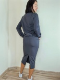 bluza NEMOLI _ dresówka grafit