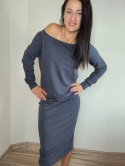 bluza NEMOLI _ dresówka grafit