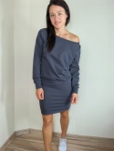 bluza NEMOLI _ dresówka grafit