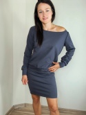 bluza NEMOLI _ dresówka grafit