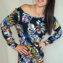 bluza NEMOLI _ dresówka monstera
