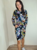 bluza NEMOLI _ dresówka monstera