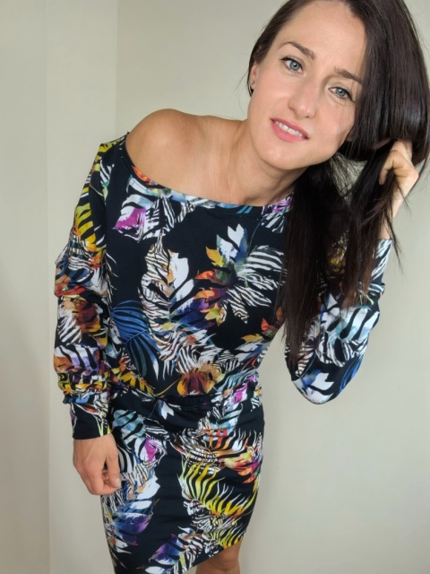 bluza NEMOLI _ dresówka monstera bluza NEMOLI _ dresówka monstera