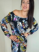 bluza NEMOLI _ dresówka monstera