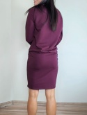 bluza NEMOLI _ dresówka śliwka