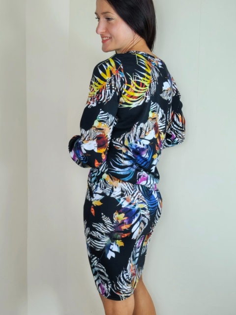 spódnica MOLI _ dresówka monstera spódnica MOLI _ dresówka monstera