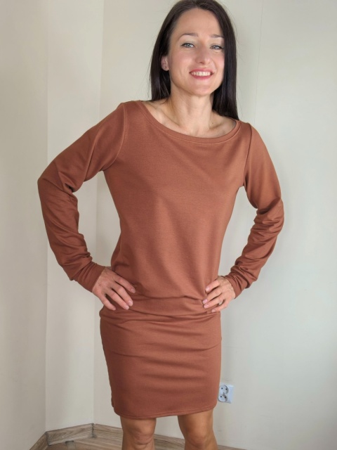 spódnica MOLI _ dresówka ruda spódnica MOLI _ dresówka ruda