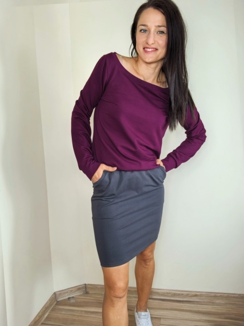 spódnica MOLI _ dresówka spódnica MOLI _ dresówka