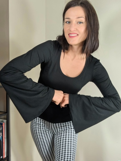 ROSARIO _ wiskoza czarna