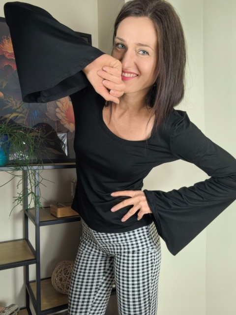 ROSARIO _ wiskoza czarna