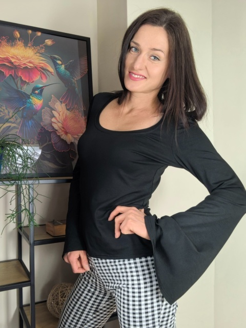 ROSARIO _ wiskoza czarna