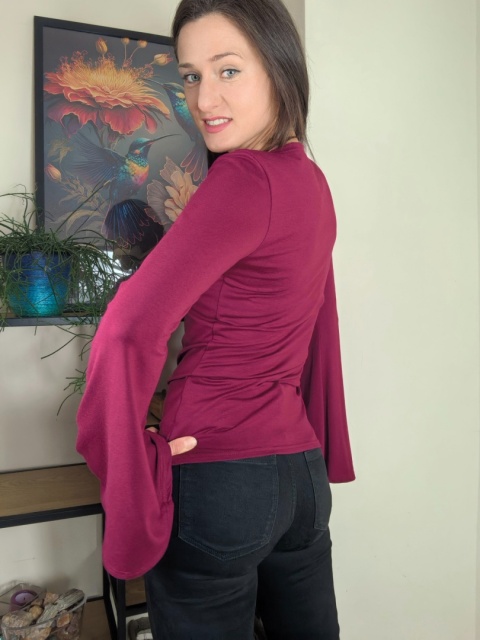 ROSARIO _ wiskoza karminowa