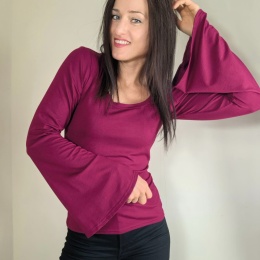 ROSARIO _ wiskoza karminowa
