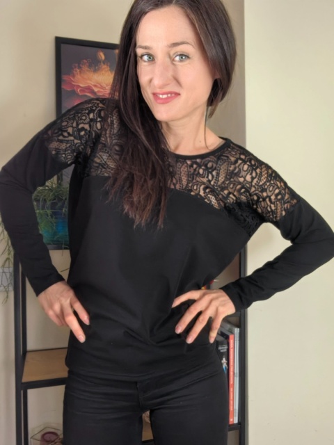 bluzka MIA _ koronka