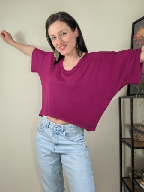 OFELIA _ karminowa