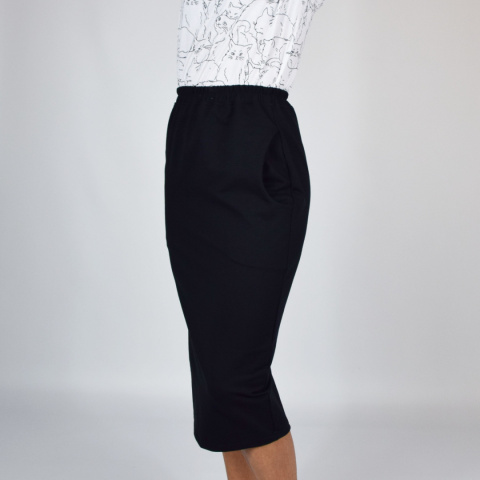 LIZ _ spódnica ołówkowa z rozporkiem _ dresówka LIZ _ spódnica ołówkowa z rozporkiem _ dresówka