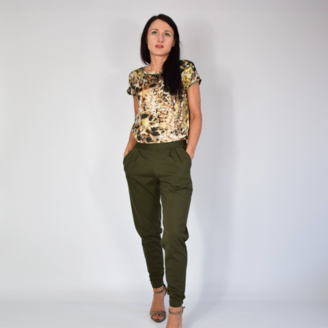 spodnie _ dzianina punto