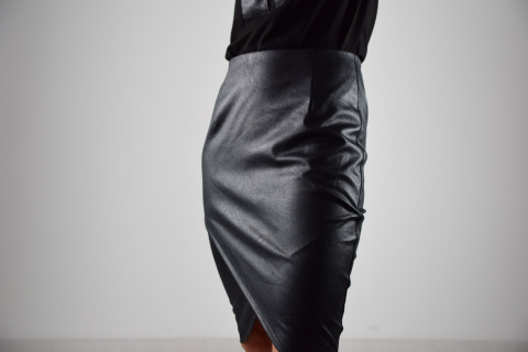 spódnica kopertowa _ ekoskóra spódnica kopertowa _ ekoskóra