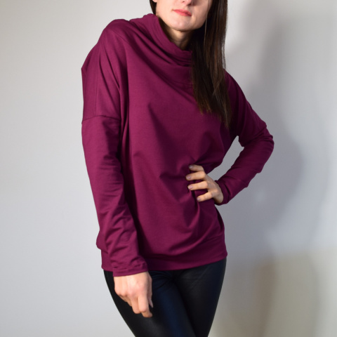 KINGA _ dresówka burgund KINGA _ dresówka burgund