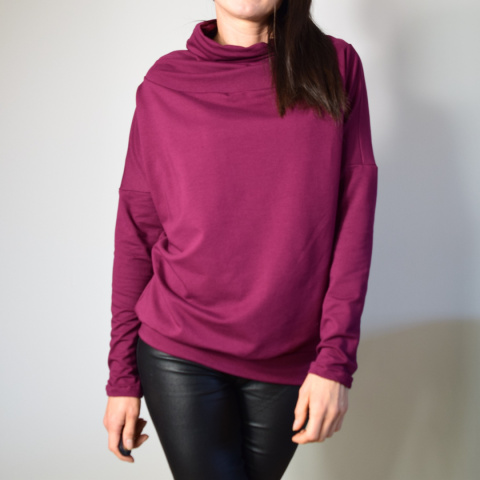 KINGA _ dresówka burgund KINGA _ dresówka burgund