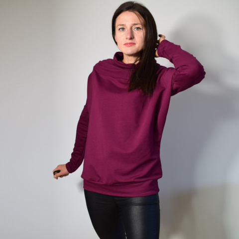 KINGA _ dresówka burgund KINGA _ dresówka burgund