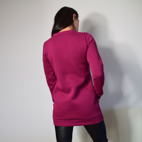 bluza _ dresówka miś fuksja