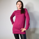 bluza _ dresówka miś fuksja