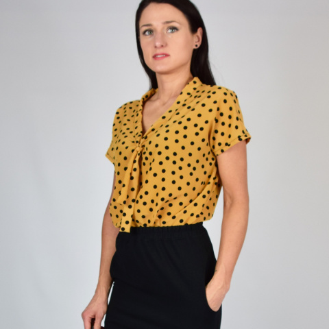 bluzka z krawatką bluzka z krawatką