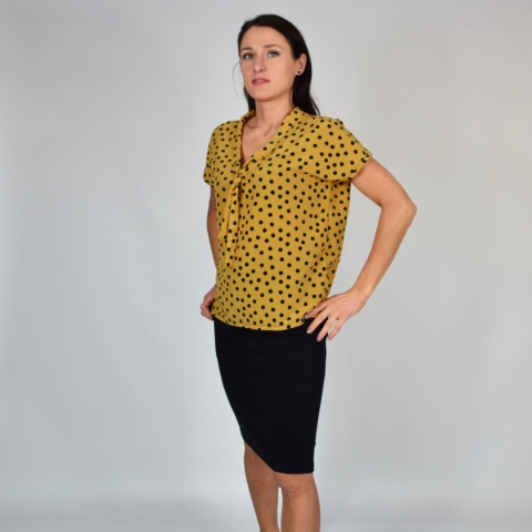 bluzka z krawatką bluzka z krawatką